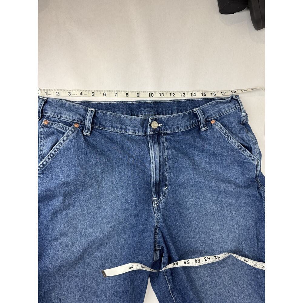 GAP Men's 90s Loose Carpenter Mid Rise Jeans Baggy Relaxed Y2K 33 * 34 Tall - Picture 2 of 12
